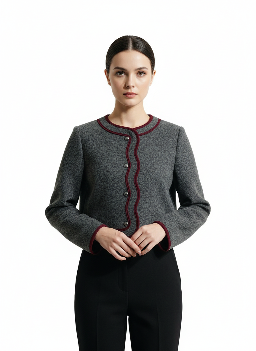 CHAQUETA BOTONES PLATA