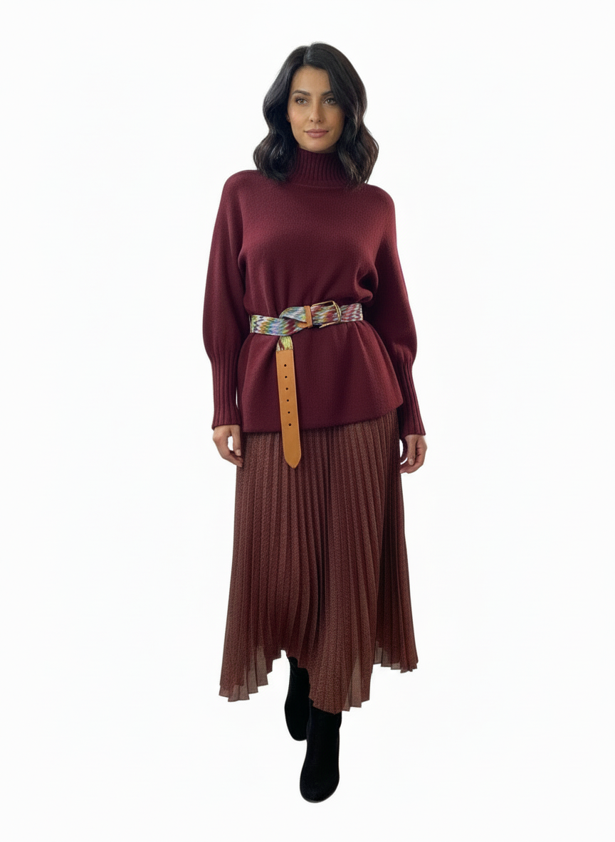 Jersey cuello alto - Modelo diferente